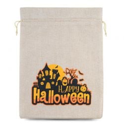 Sac de jute Halloween 1 30 x 40 cm - naturelle clair Sacs en jute