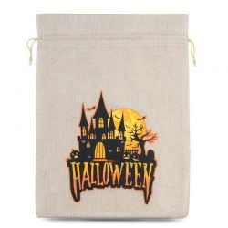 Sac de jute Halloween 2 30 x 40 cm - naturelle clair Sacs en jute