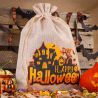 Sac de jute Halloween 1 30 x 40 cm - naturelle clair Grands sacs 30x40 cm