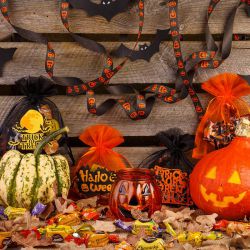 Sacs en organza Halloween 12 x 15 cm - mix de motifs et de couleurs Halloween