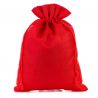 Sacs de jute 22 x 30 cm -  rouge Grands sacs 22x30 cm