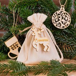 Suspensions en bois - Noël Accessoires et décorations