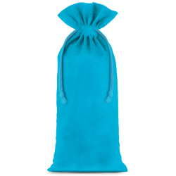 Pochettes en coton 16 x 37 cm - turquoise Sacs turquoise