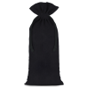 Pochettes en coton 16 x 37 cm - noir Sachets noirs