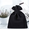Sacs en coton 22 x 30 cm - noir Grands sacs 22x30 cm