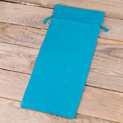Pochettes en coton 16 x 37 cm - turquoise Pâques