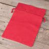 Pochettes en coton 18 x 24 cm - rouge Sacs rouges
