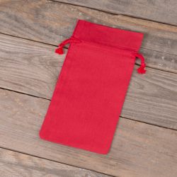 Pochettes en coton 11 x 20 cm - rouge Sacs rouges