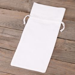 Pochettes en coton 13 x 27 cm - blanc Enterrement de vie de jeune fille/ garçon