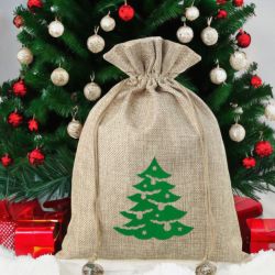 Sac de jute 26 x 35 cm - arbre de Noël Sacs d'occasion