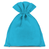 Pochettes en coton 13 x 18 cm - turquoise Moyens sachets 13x18 cm