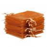 Sacs en organza 8 x 10 cm - marron Petits sachets 8x10 cm