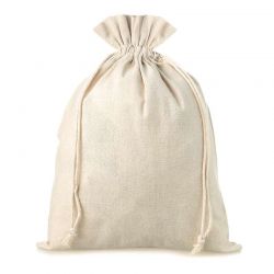 Sacs en lin imité 22 x 30 cm - naturelle Grands sacs 22x30 cm