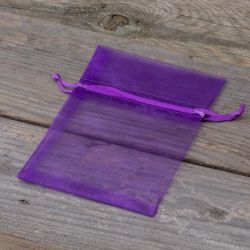 Sacs en organza 9 x 12 cm - violet foncé Sachets pour lavande