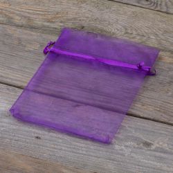 Sacs en organza 12 x 15 cm - violet foncé Journée de la femme