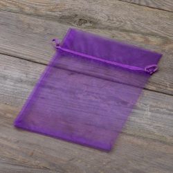 Sacs en organza 15 x 20 cm - violet foncé Sachets pour lavande
