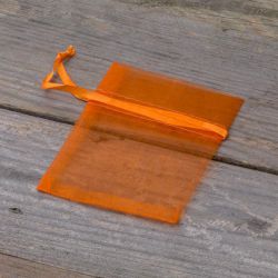 Sacs en organza 7 x 9 cm (SDB) - orange Halloween