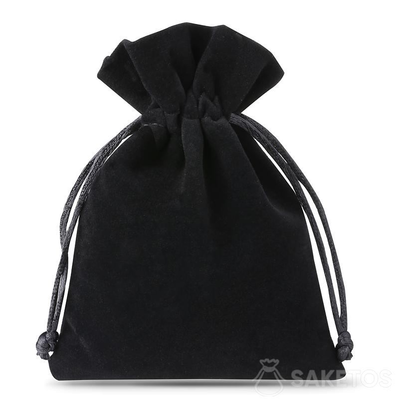Velours noir - des sacs personnalisés avec logo