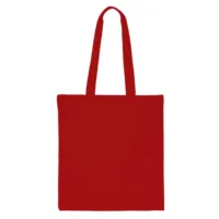 Sac en coton 38 x 42 cm avec des anses longues - rouge Sacs en coton