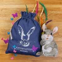 Sac en jean 26 x 35 cm avec impression-lapin/2 Tous les produits