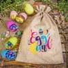 Sachet en jute 30 x 40 cm avec impression – œufs Sacs d'occasion