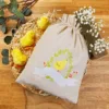 Sac en lin imité 30 x 40 cm avec imprimé Sac de lin