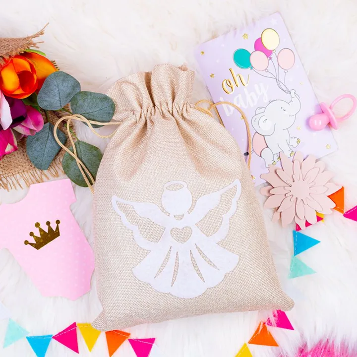 Sacs en jute 22 x 30 cm – ange blanc Tous les produits