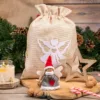 Sacs en jute 26 x 35 cm- ange blanc Sac de jute