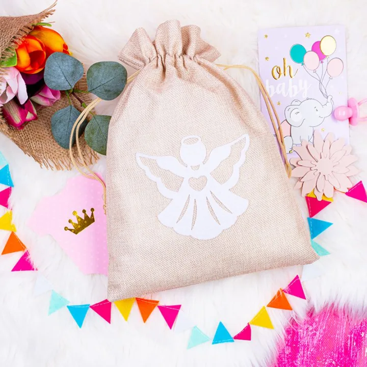 Sacs en jute 26 x 35 cm- ange blanc Tous les produits