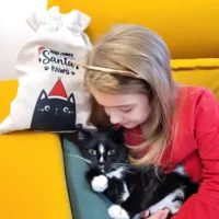 Sacs en lin imité 26 x 35 cm avec imprimé Sacs en lin