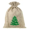 Sac de jute 26 x 35 cm - arbre de Noël Sac de Noël