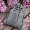 Sac de jute 26 x 35 cm - gris Grands sacs 26x35 cm