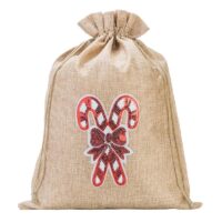 Sac de jute 26 x 35 cm - Noël Sacs naturels foncés