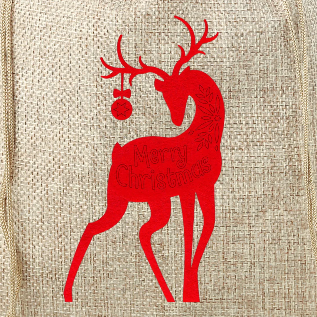 Sac de jute 26 x 35 cm - Noël Grands sacs 26x35 cm