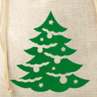 Sac de jute 26 x 35 cm - Noël Sacs naturels clair