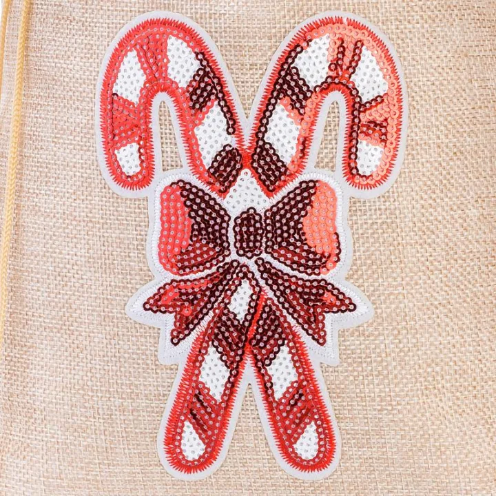 Sac de jute 26 x 35 cm - Noël - la sucette Sac de jute