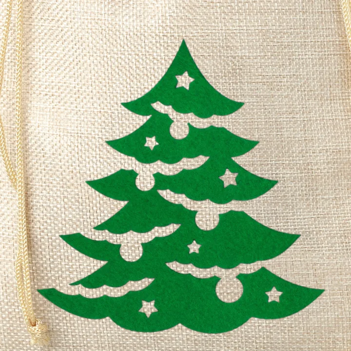 Sac de jute 30 x 40 cm - arbre de Noël Sacs d'occasion