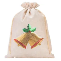 Sac de jute 30 x 40 cm - Noël - la campane Sac de Noël