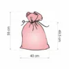 Sac de jute 40 x 55 cm - rouge / arbre de Noël Sacs en jute
