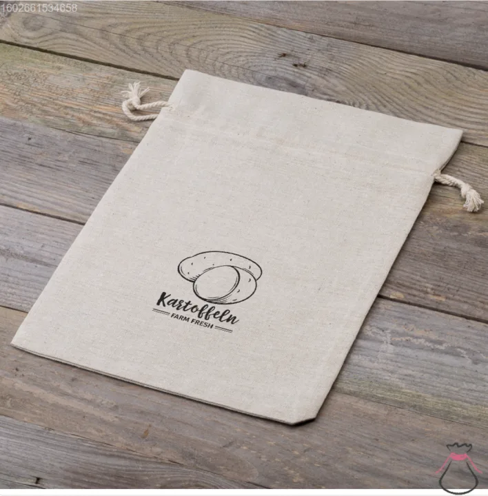 Sac en lin imité 35 x 50 cm avec l'impression - pour pommes de terre (DE) Jardin et plantes d’inérieur