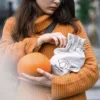 Sac en lin imité 35 x 50 cm avec l'impression - pour pommes de terre (PL) Lifehack – idées malines