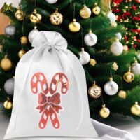 Sac de satin 26 x 35 cm - Noël - la sucette Tous les produits