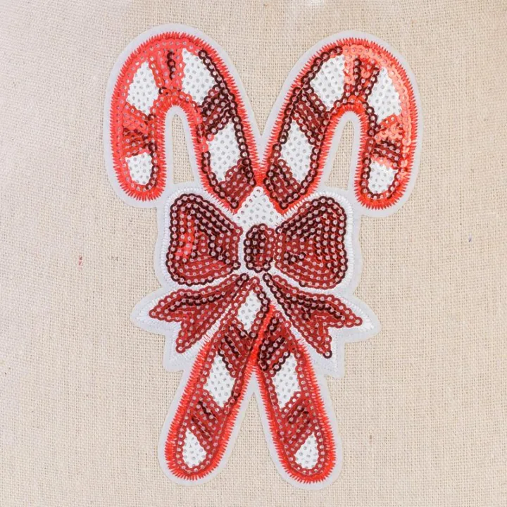 Sac en lin imité 26 x 35 cm - Noël Sacs en lin