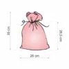 Sac en lin imité 26 x 35 cm - Noël Utilisation