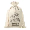 Sac en lin imité 35 x 50 cm avec l'impression - pour les légumes (PL) Grands sacs 35x50 cm