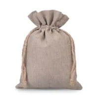 Sac en lin naturel 30 x 40 cm Sacs à fermeture facile et rapide
