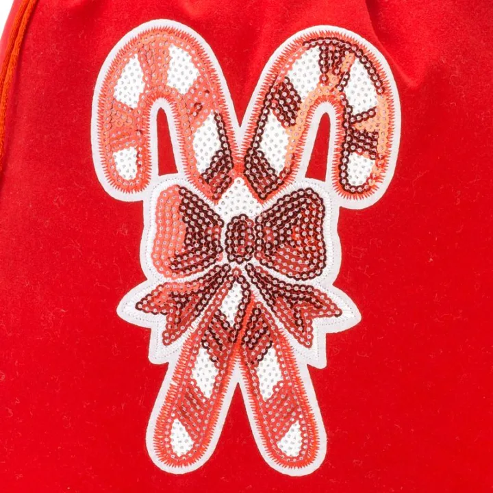 Sac en velours 26 x 35 cm - Noël - la sucette Sacs d'occasion