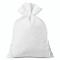 Sac en velours 30 x 40 cm - blanc Sacs en velours