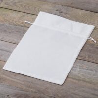 Sac en velours 30 x 40 cm - blanc Sacs blancs