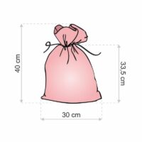 Sac en velours 30 x 40 cm - blanc Sacs d'occasion